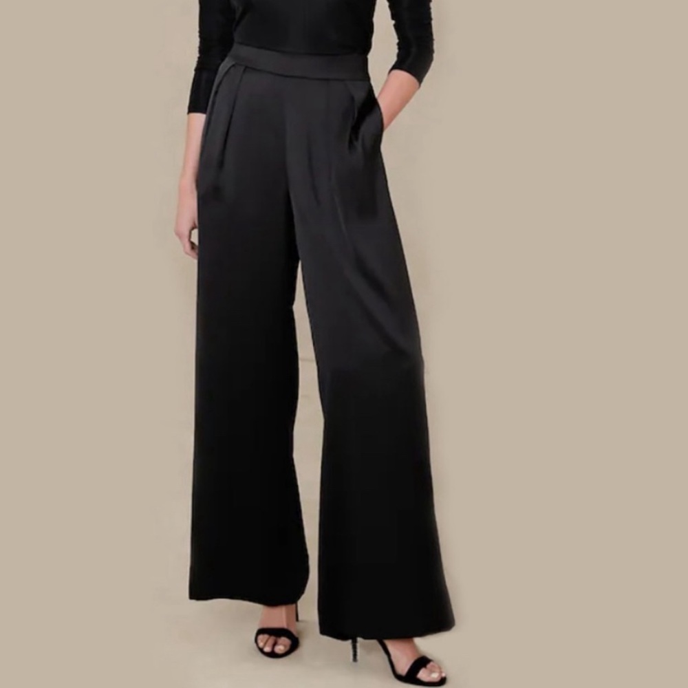 Satin Wide Leg Pant